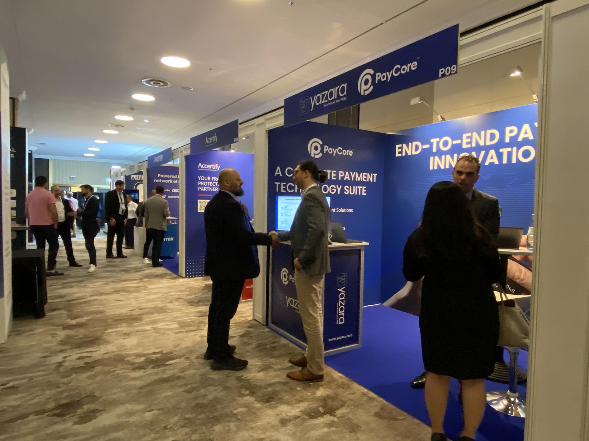 Yazara´s stand in merchant payment event